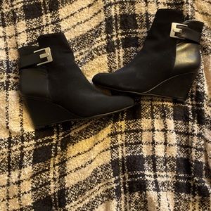 Women Brand New Black and Silver Booties..Perfect for the season!!!
